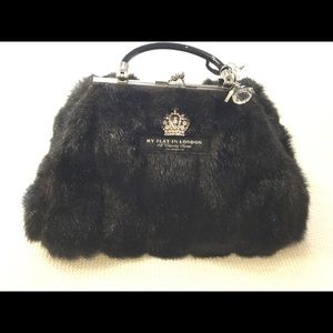 My Flat In London faux fur bag